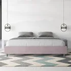 Cama doble de 200x200 cm con funda de microfibra, fabricada en Italia - Athlete viadurini