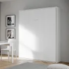 Cama doble plegable vertical en diferentes acabados - Magicompare viadurini