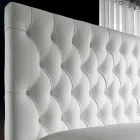 Cama doble Capitonné con almacenaje opcional Made in Italy - Sciocco viadurini