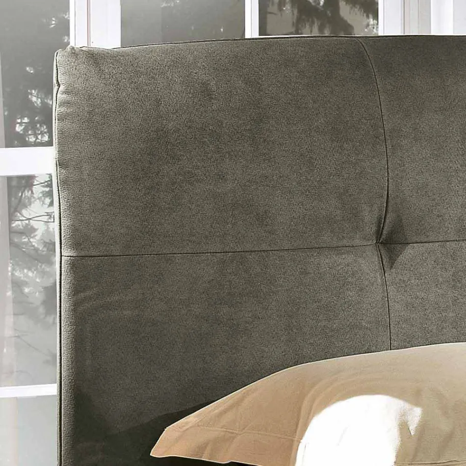 Cama doble con caja de almacenamiento alcanzando un máximo de 160x190 / 200 cm Nina viadurini