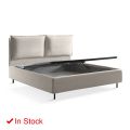 Cama doble con caja de almacenamiento Made in Italy - Ernesta