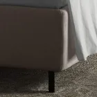 Cama doble con caja de almacenamiento Made in Italy - Ernesta viadurini