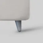 Cama Matrimonial con Almacenamiento Opcional, 2 Mesitas de Noche y Colchón - Fiuto viadurini