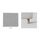 Cama Doble con Almacenamiento Opcional Made in Italy - Ciccio viadurini