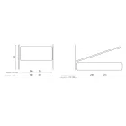 Cama Doble con Almacenamiento Opcional Made in Italy - Ciccio viadurini