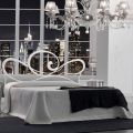 Cama doble con estructura de hierro Made in Italy - Shadow