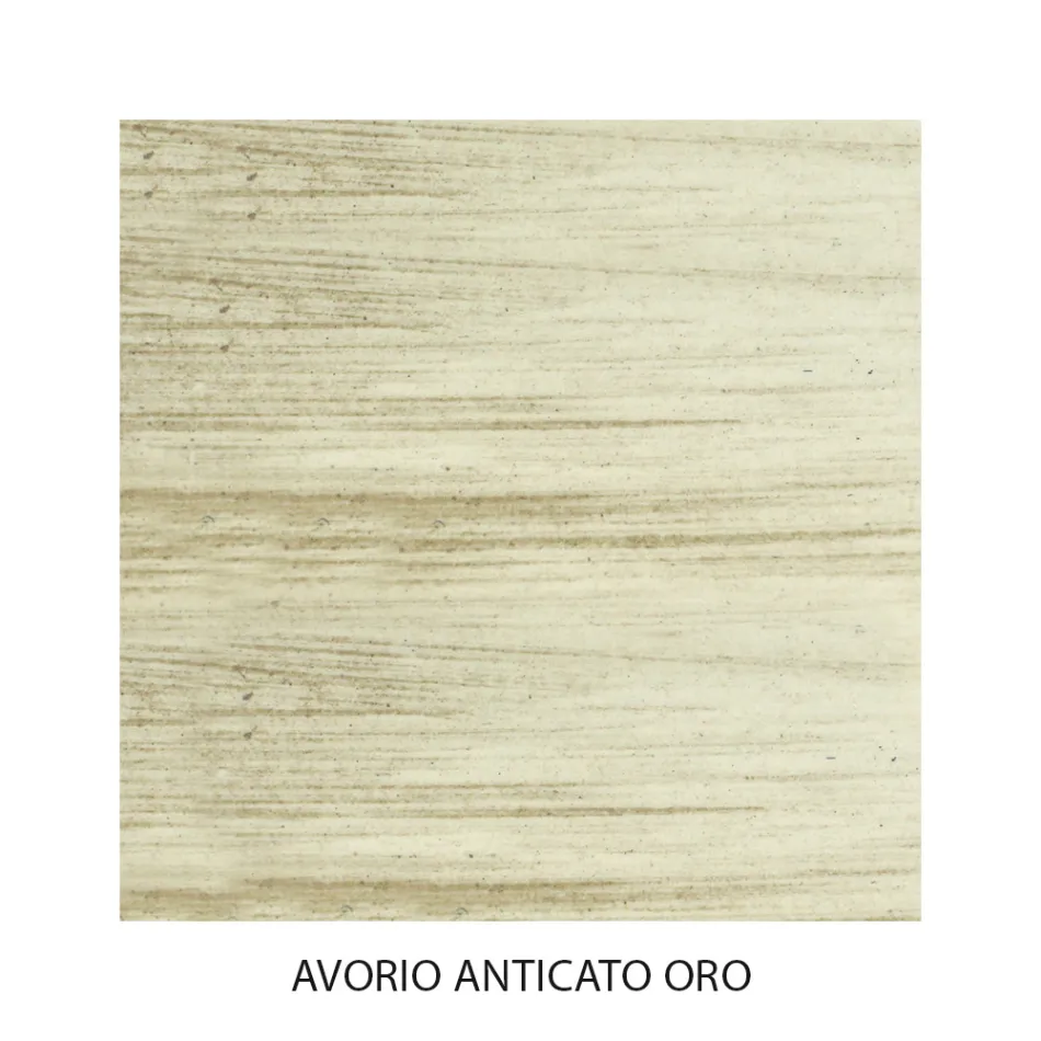 Cama de matrimonio con pie de cama a juego en diferentes acabados - Tamaño viadurini