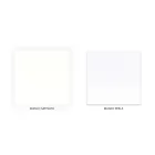 Cama doble con pie de cama, colchón y 2 mesitas de noche a juego - Nebbia viadurini