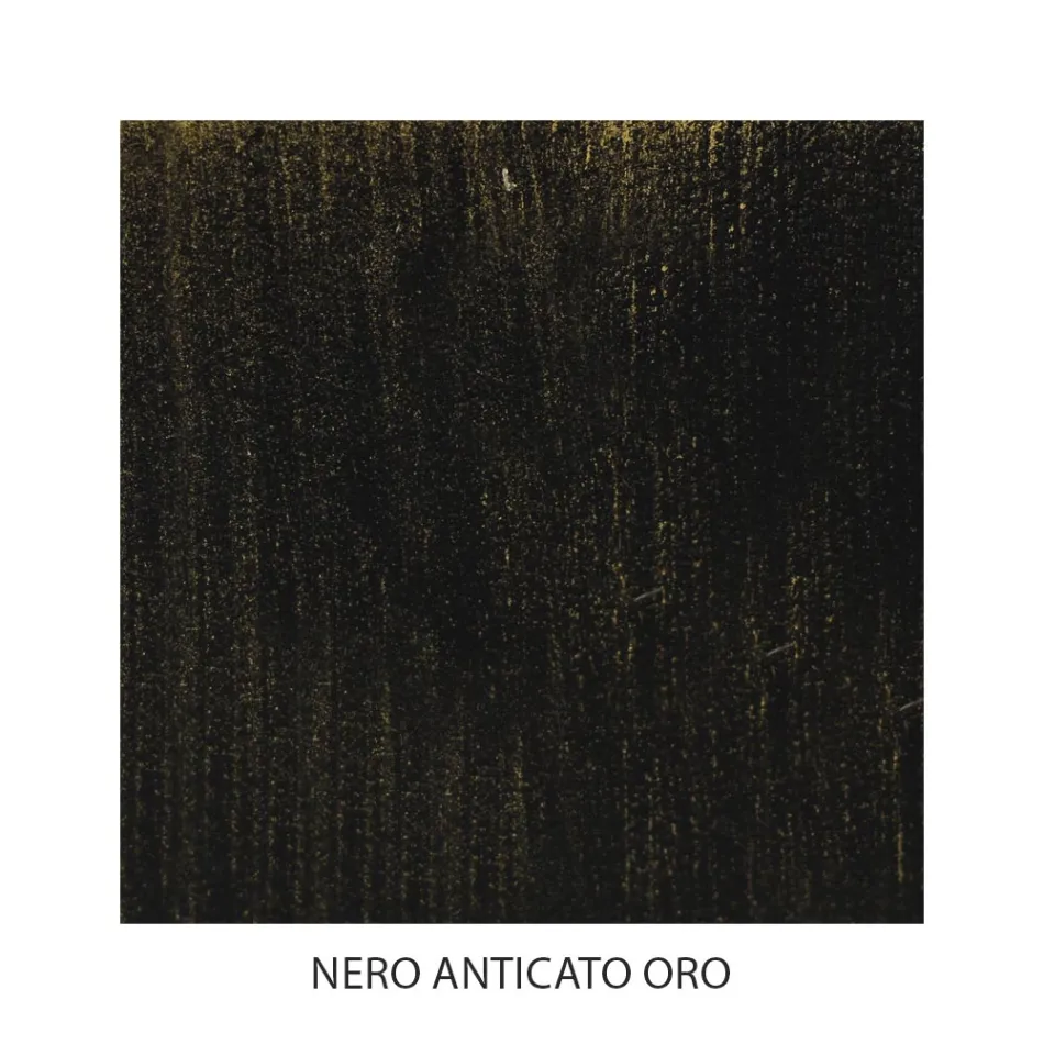 Cama doble con cabecero y estructura de hierro Made in Italy - Acabado viadurini