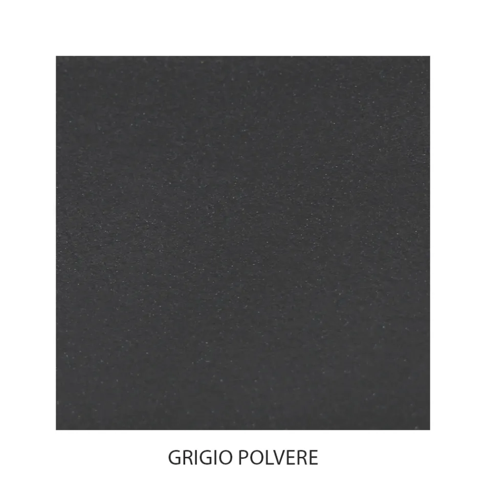 Cama doble con cabecero de tubo de hierro Made in Italy - Copia viadurini