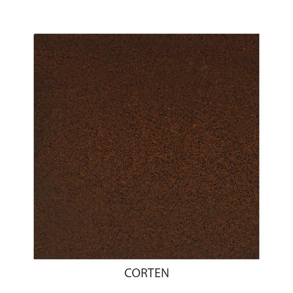 Cama doble con cabecero de tubo de hierro Made in Italy - Kenzo viadurini