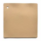 Cama de diseño doble con cabecero tapizado en cuero Menardo viadurini