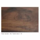 Cama doble de diseño con cabecero acolchado Leilo, 160x200 cm viadurini