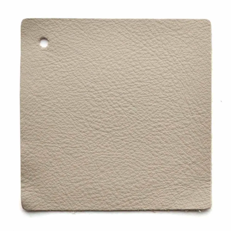 Cama doble de diseño con cabecero acolchado Leilo, 160x200 cm viadurini