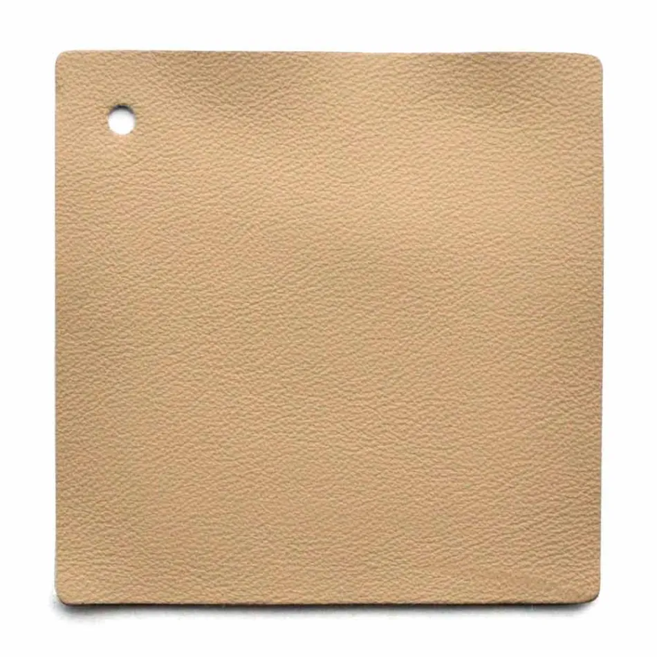 Cama doble de diseño con cabecero acolchado Leilo, 160x200 cm viadurini