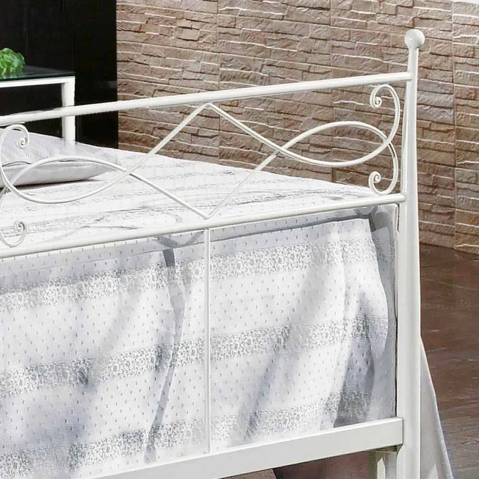 forjada a diseño de la cama forjado mano de hierro Sydney viadurini