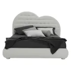 Cama doble de lujo con cofre y Swarovski Made in Italy – Little Heart viadurini