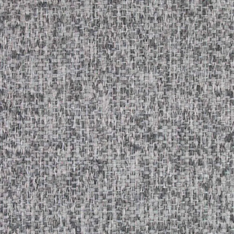 Cama tapizada doble con caja en tela Made in Italy - Ciottolino viadurini