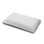 Cama doble tapizada con colchón y 2 mesitas de noche Made in Italy - Rolly viadurini