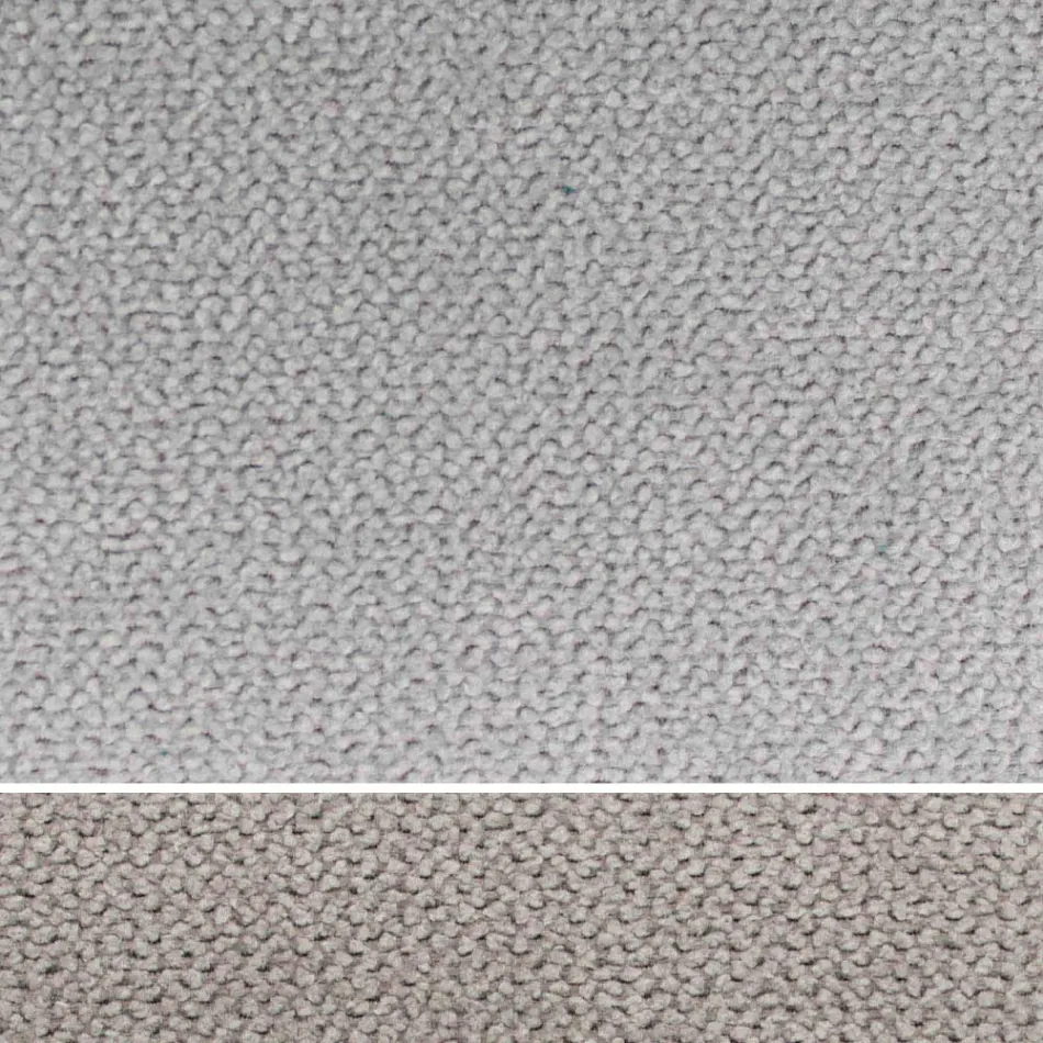 Cama doble tapizada en tela o ecopiel Made in Italy - Elettro viadurini