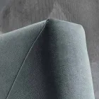 cama doble tapizada contemporánea con la caja de alcanzar un máximo de 160x190 / 200cm Sun viadurini