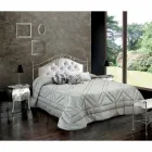 Tapizados a mano cama doble en hierro sólido Gracie viadurini