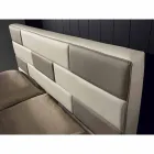 cama doble en piel sintética con caja de almacenamiento 160x190 / 200 cm Gin viadurini