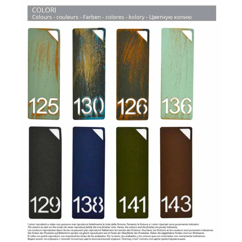 Cama doble de hierro forjado de Perseus viadurini