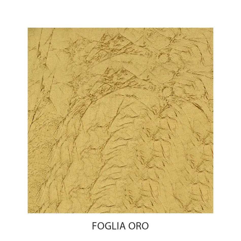 Cama doble de hierro con pie de cama a juego Made in Italy - Laser viadurini