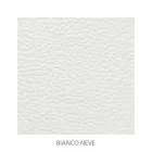 Cama doble de hierro y cuero auténtico, 2 mesitas de noche y colchón - Reasons viadurini