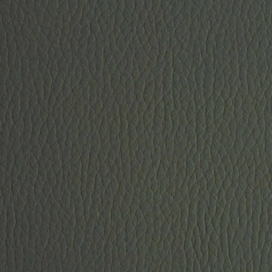 Cama doble de cuero sintético con pies de madera Made in Italy - Perzio viadurini