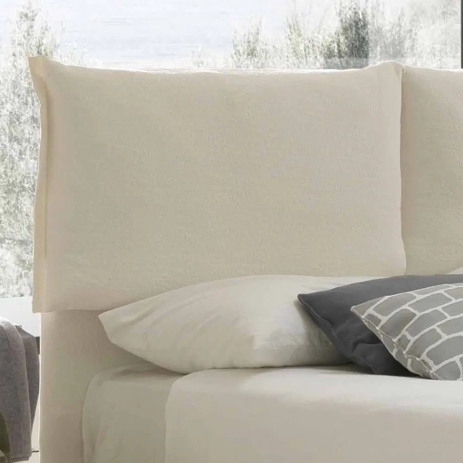 Cama matrimonial moderna, base delgada, Iorca by Bolzan viadurini