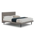 Cama doble de diseño moderno, con base delgada, Gaya New by Bolzan
