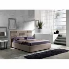 cama doble moderna con caja de almacenamiento 160x190 / 200 cm Gin viadurini