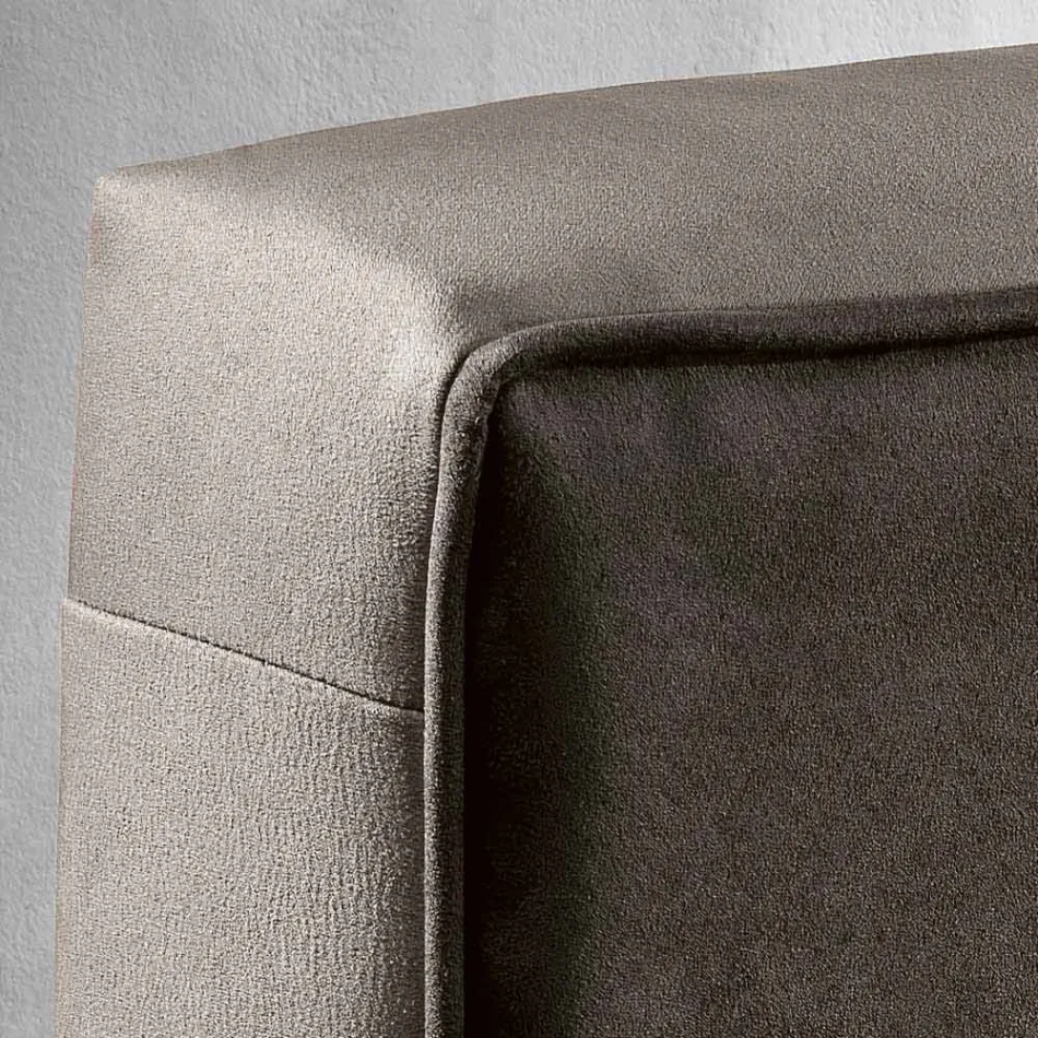 cama doble moderna con caja de almacenamiento 160x190 / 200 cm Gin viadurini