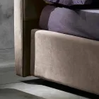 cama doble moderna con caja de almacenamiento 160x190 / 200 cm Gin viadurini