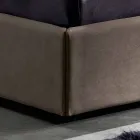 cama doble moderna con caja de almacenamiento 160x190 / 200 cm Gin viadurini