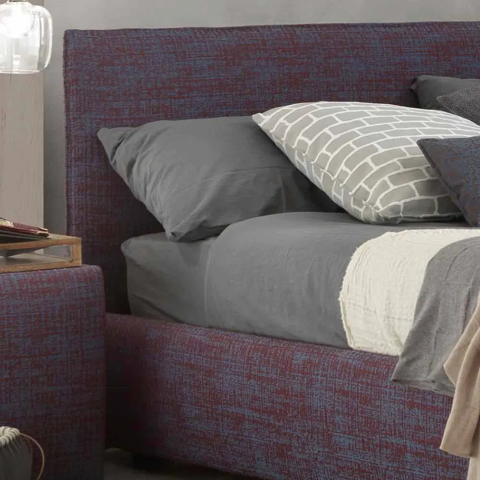 Cama matrimonial moderna, con cajonera, Gaya New by Bolzan viadurini