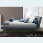 Cama doble tapizada moderna de alta calidad fabricada en Italia – Yurgen viadurini