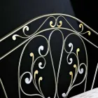 cama doble neoclásico en plena Jessica hierro forjado a mano viadurini