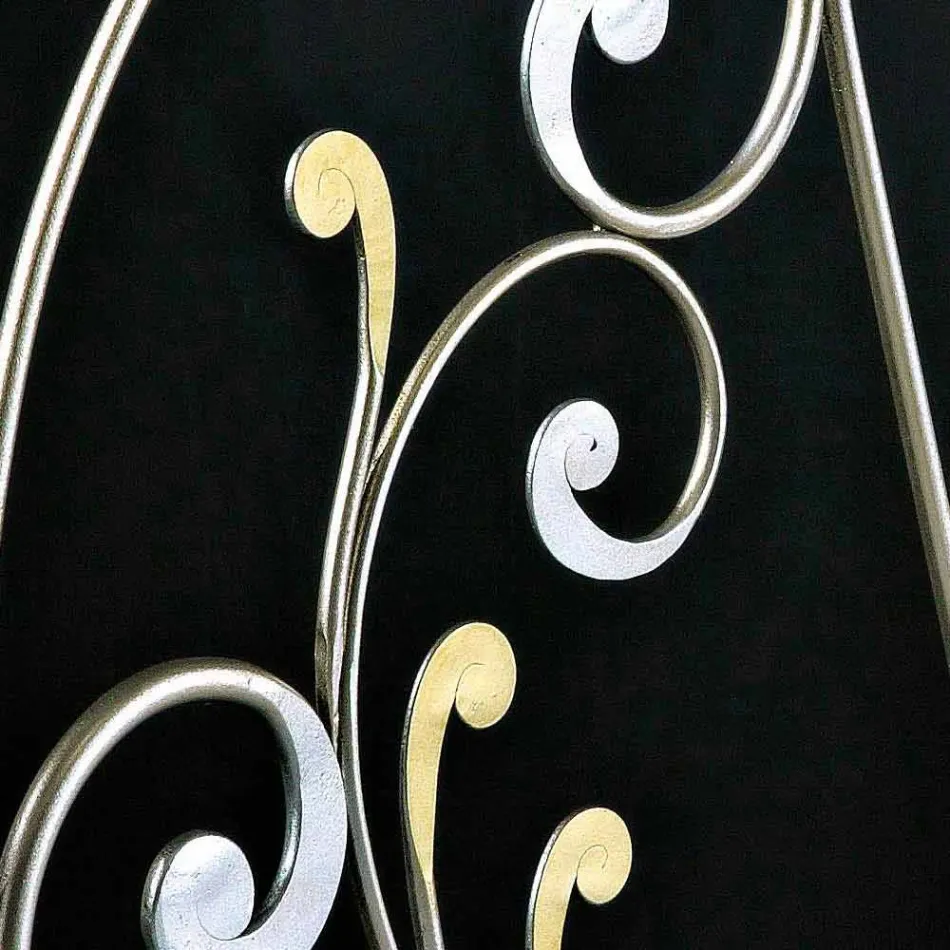 cama doble neoclásico en plena Jessica hierro forjado a mano viadurini