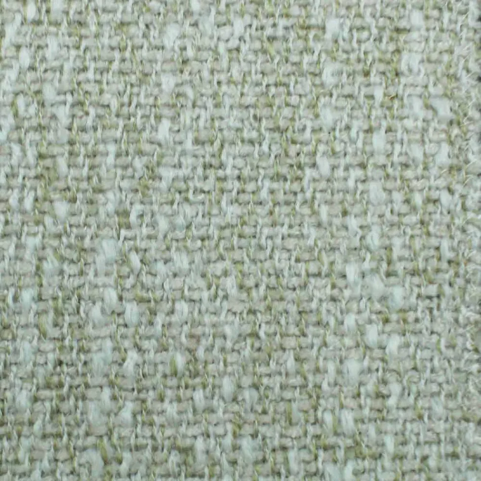 Cama de matrimonio de diseño redondo cubierta con tela Made in Italy - Rello viadurini