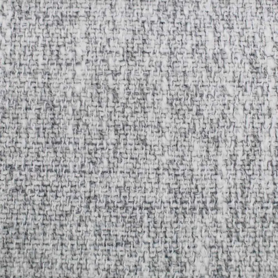 Cama de matrimonio de diseño redondo cubierta con tela Made in Italy - Rello viadurini