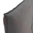 Cama doble con funda extraíble con pies de madera Made in Italy - Tampa viadurini