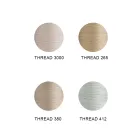 Cama doble moderna con cofre de tela o cuero ecológico Made in Italy - Minerva viadurini