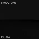 Cama doble redonda tapizada en ecopiel de diseño Made in Italy - Vesio viadurini