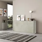 Cama individual plegable horizontal fabricada en Italia - Colaborativa viadurini