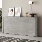 Cama individual plegable horizontal fabricada en Italia - Colaborativa viadurini