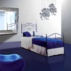 Cama individual en Hierro forjado Casiopea viadurini