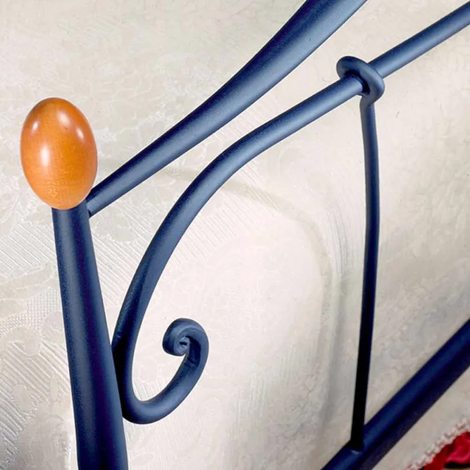 Cama individual en Hierro forjado Dalia viadurini